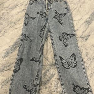 Pacsun Butterfly jeans